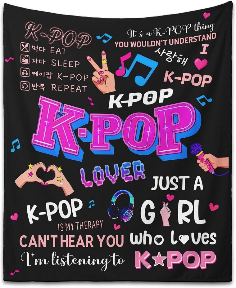 Kpop Gifts Blanket - Cozy, Stylish, and Perfect for Fans 