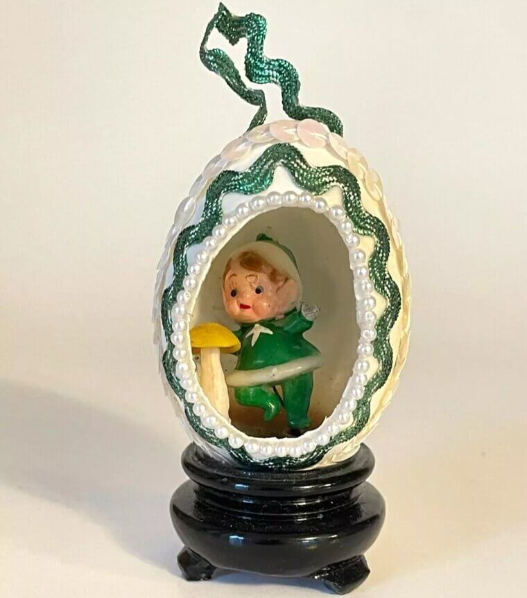 Vintage Real Egg Diorama Decorations - $150