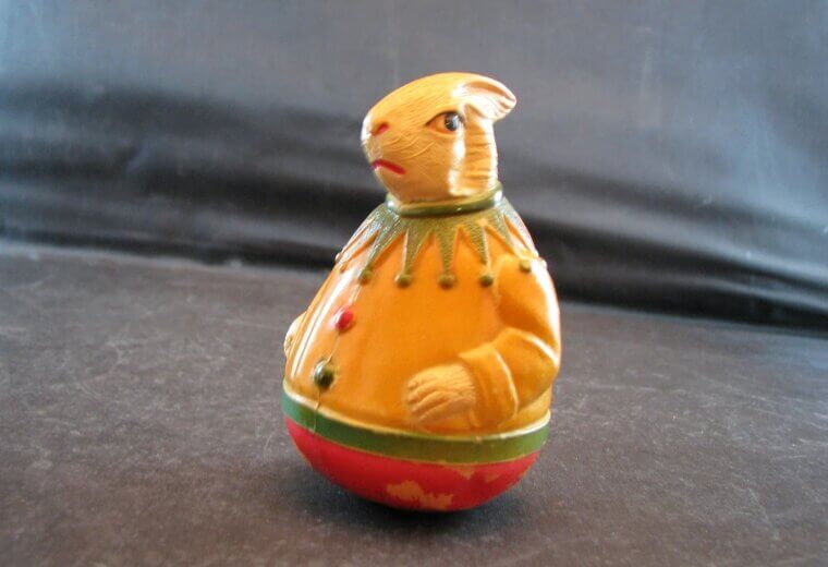 Antique Viscoloid Roly-Poly Easter Toy - $249.99