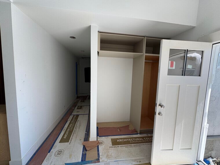 Tiny Entryway Closet