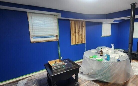 Blue Paint Misstep