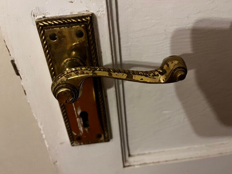 Aging Door Handles
