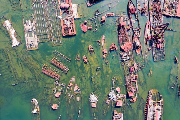 Staten Island Boat Graveyard