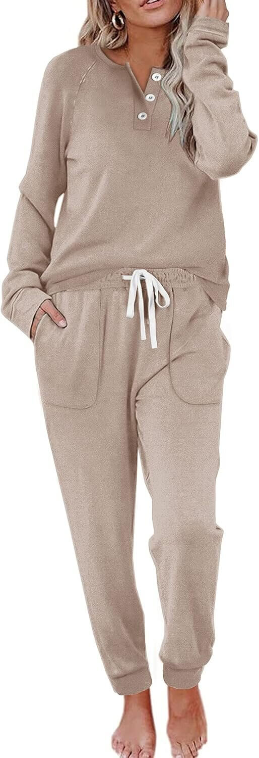 WIHOLL Lounge Sets - Cozy 2-Piece Outfit with Pockets - Now 38% Off!