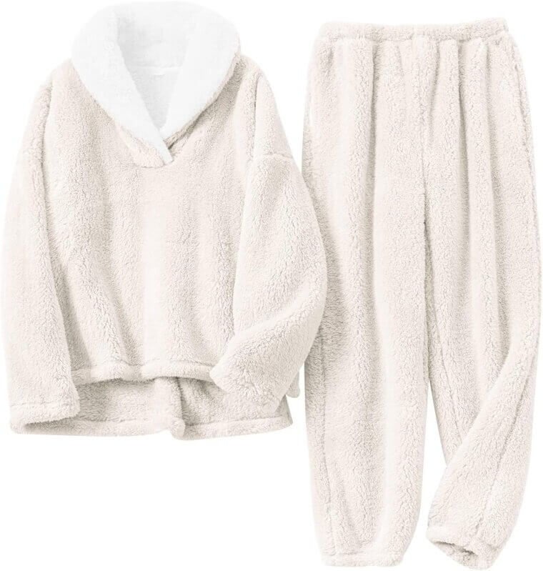 Fluffy Pajamas Set - Cozy Winter Comfort for You! 
