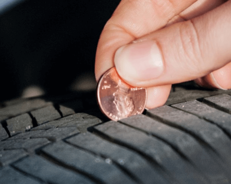 Check Your Tires With A Penny
