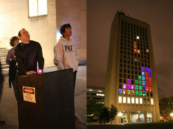 Student Hackers Turned MIT Building Into a Tetris Game
