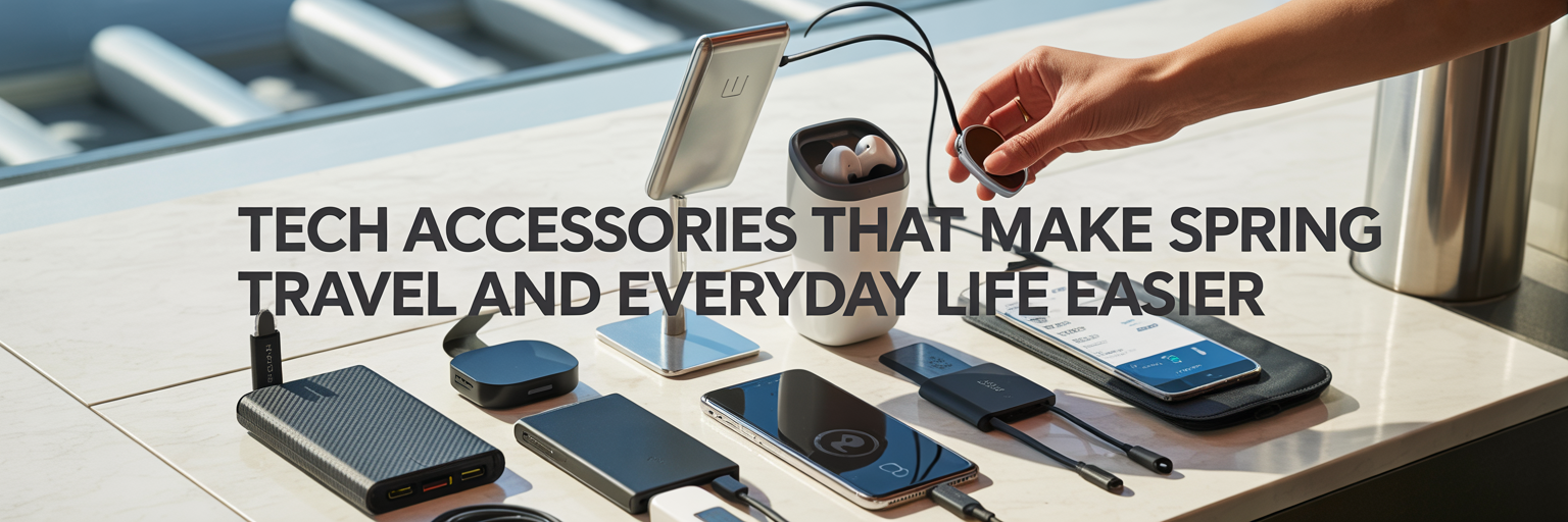 Tech Accessories That Make Spring Travel and Everyday Life Easier
