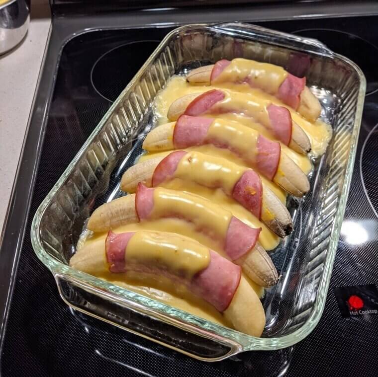 Ham and Bananas Hollandaise