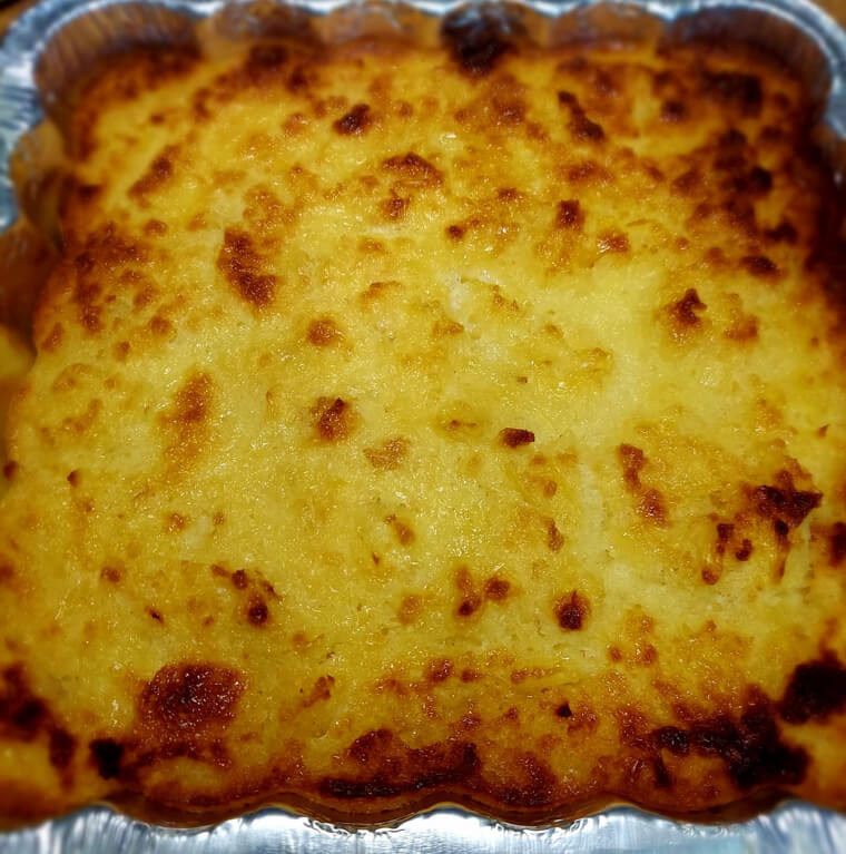 Pineapple and Cheddar Cheese Bake