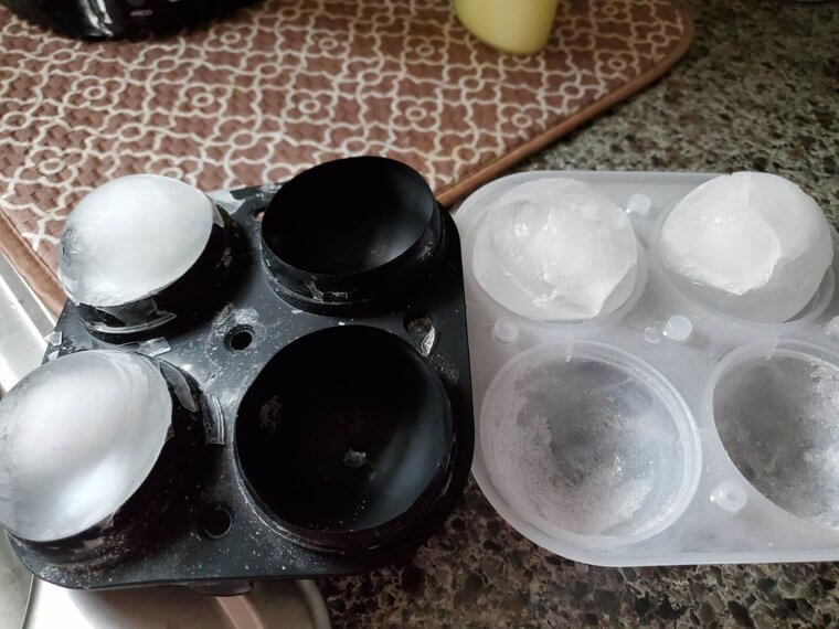An Ice Tray That Makes Giant Ice Balls