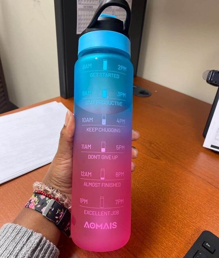 A Water Bottle That Will Make You Drink More Water