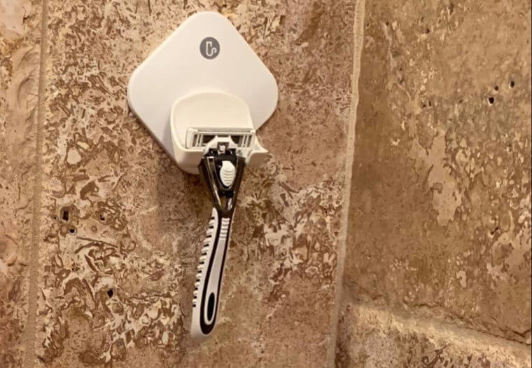 This Keeps Your Razors Out Of The Way