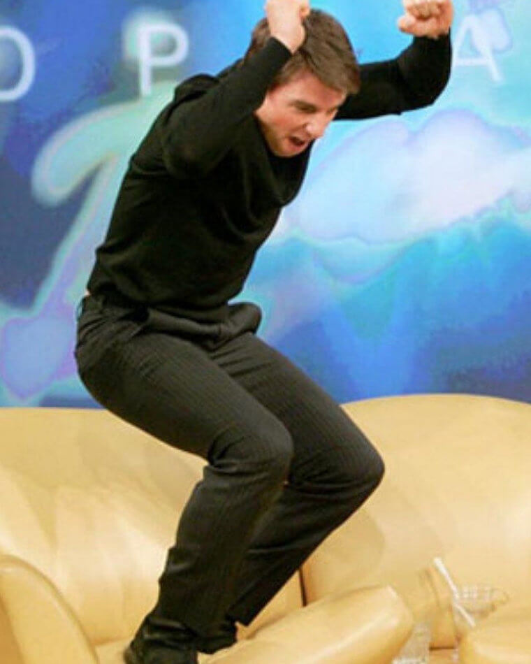 When Tom Cruise Jumped on Oprah's Couch