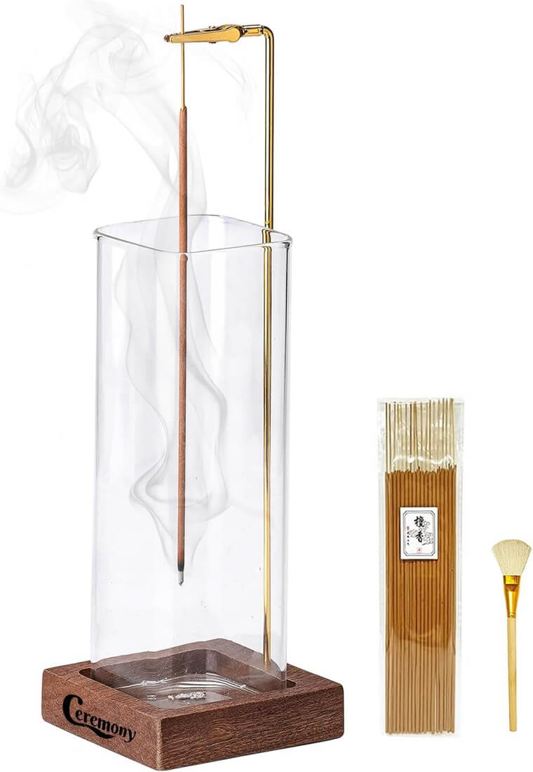 Get Your House Smelling Wonderfully With This Chic Wooden Incense Holder