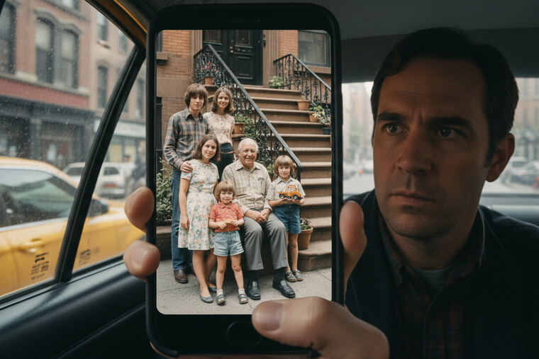 He Walked Past His Childhood Home Again