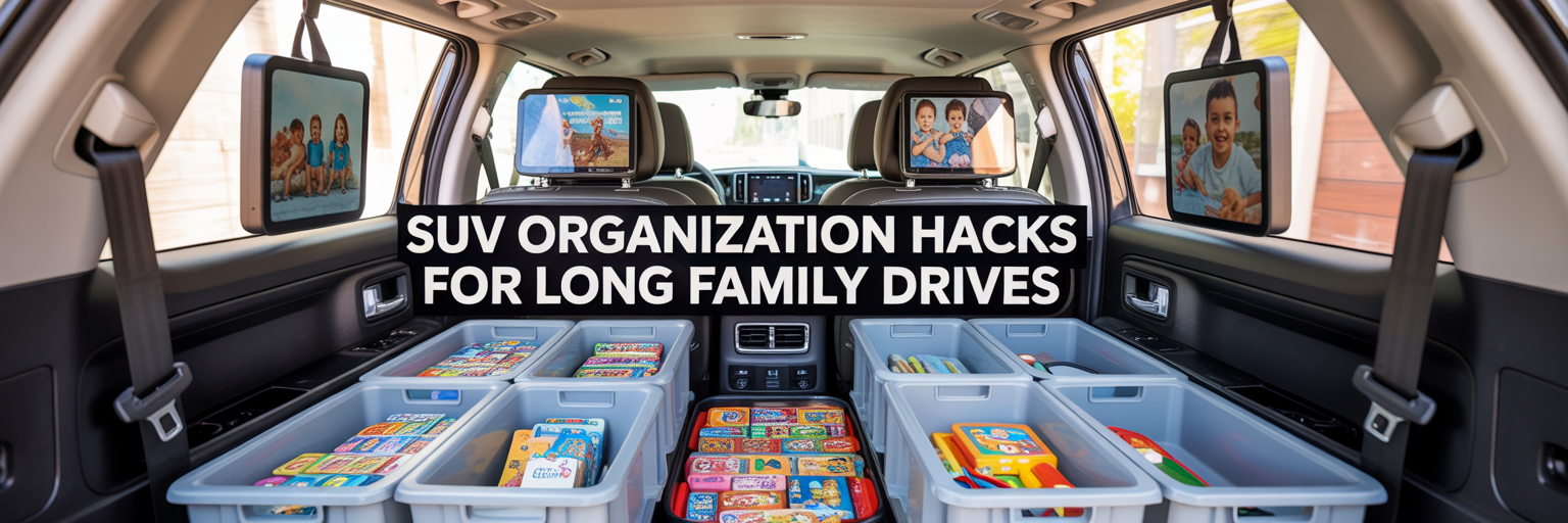 SUV Organization Hacks for Long Family Drives