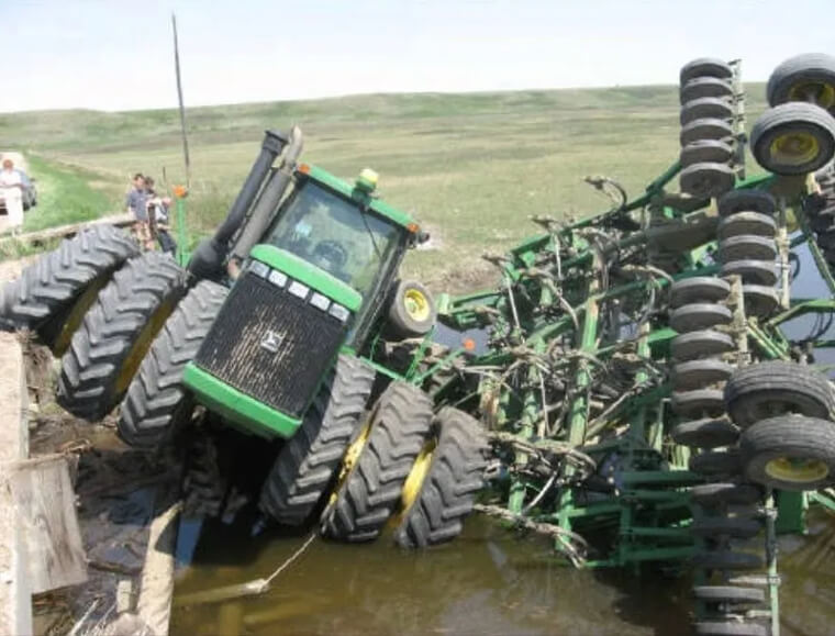 Caught in a Tractor Trap