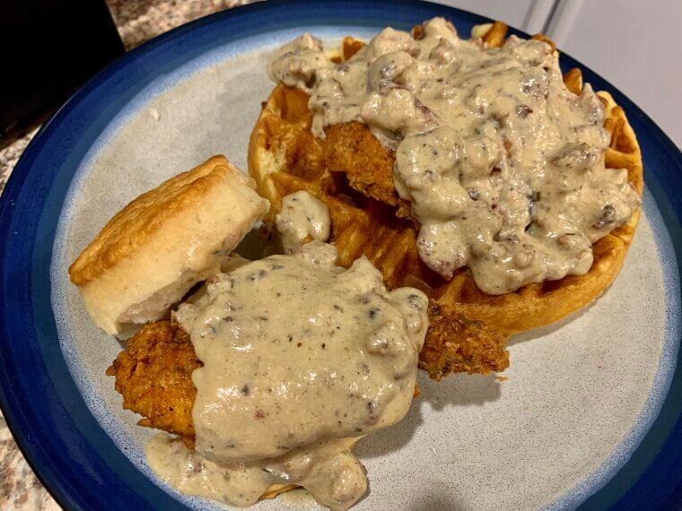 Country Gravy and Biscuits