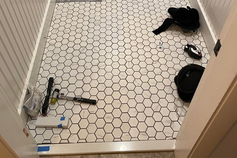 Laying Tile Without Leveling First