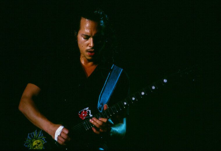 Kirk Hammett Passionately Surfs the Best Waves Around the World While on Tour