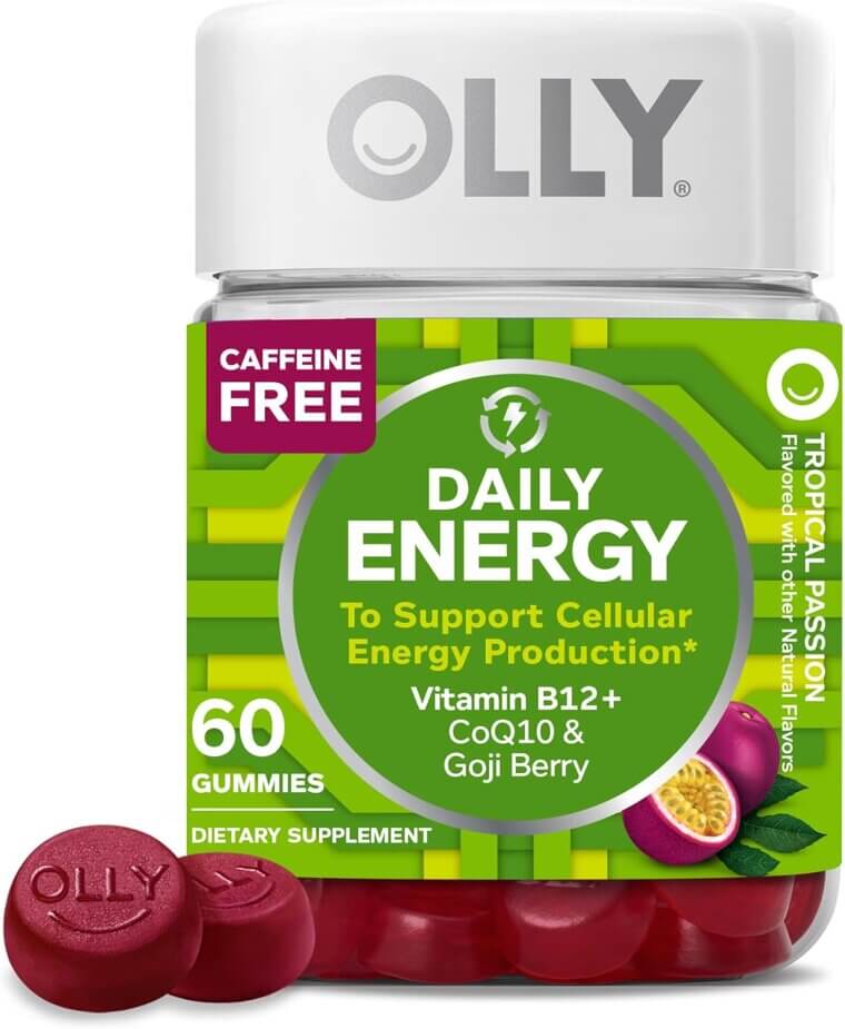 OLLY Energy Gummies: Boost Your Day, Caffeine-Free Goodness - 18% Off!