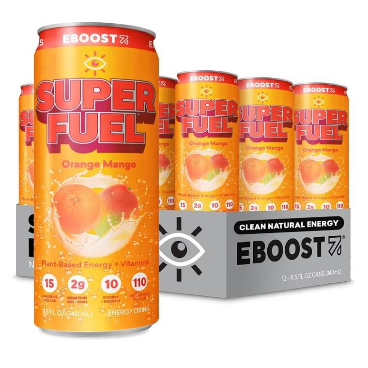EBOOST Energy Drink - Natural Boost for Focus & Productivity 