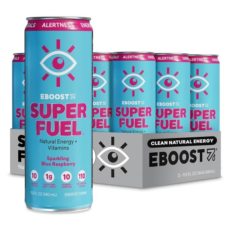 EBOOST Super Fuel Drink for Natural Energy and Focus 