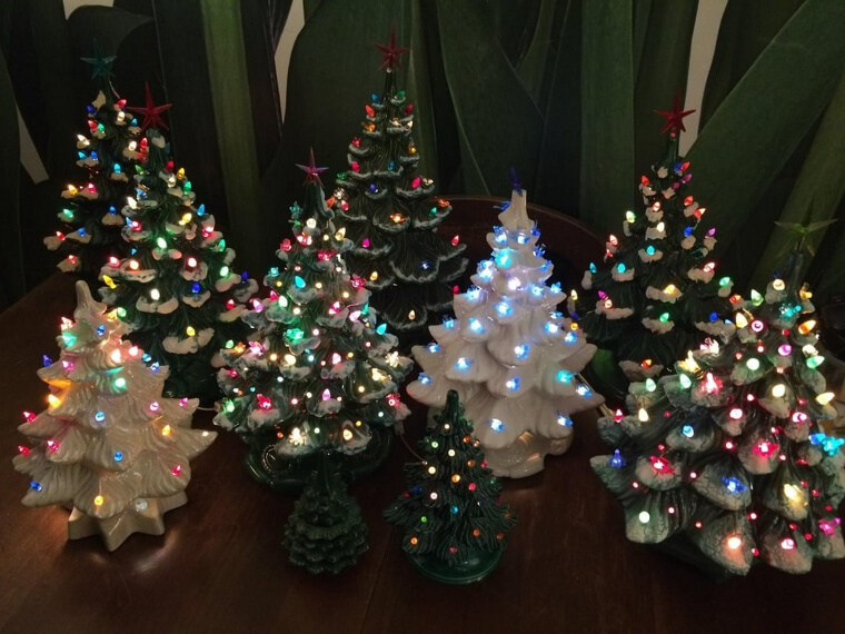 Ceramic Christmas Trees - Up to $300
