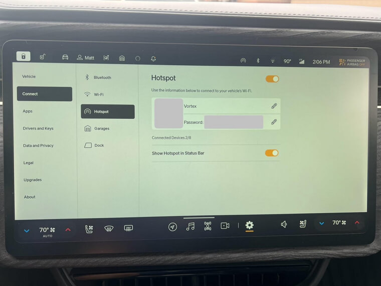 Built-In Wi-Fi Hotspots