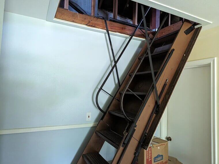 Attic Access With Stairs