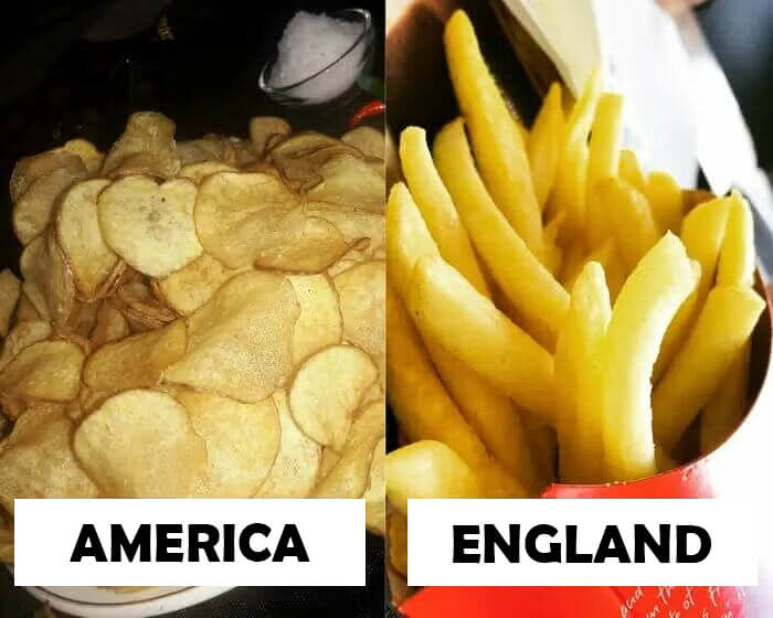 Where French Fries Are Called Chips