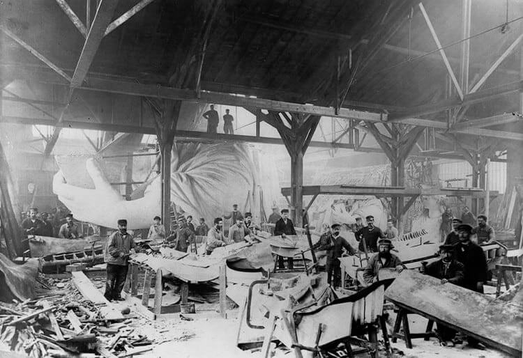 Statue Of Liberty Construction