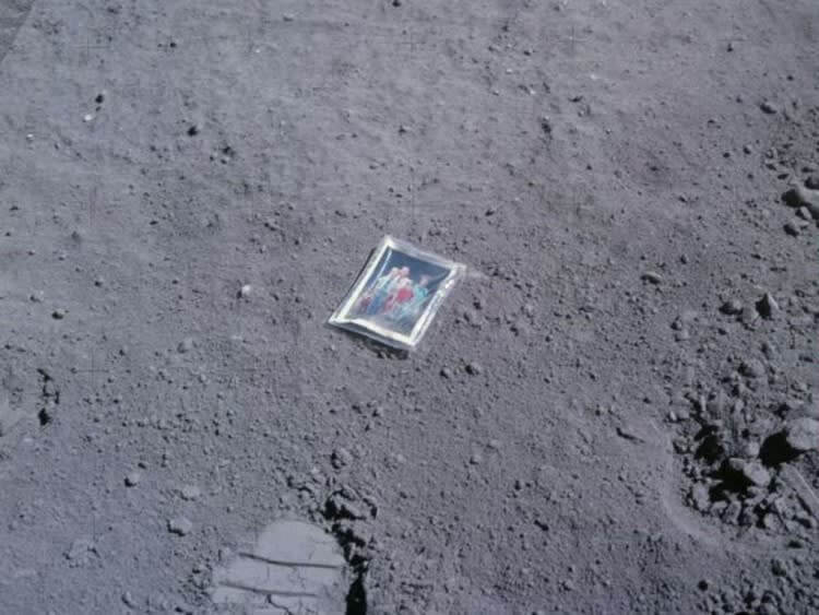 A Photo Left On The Moon
