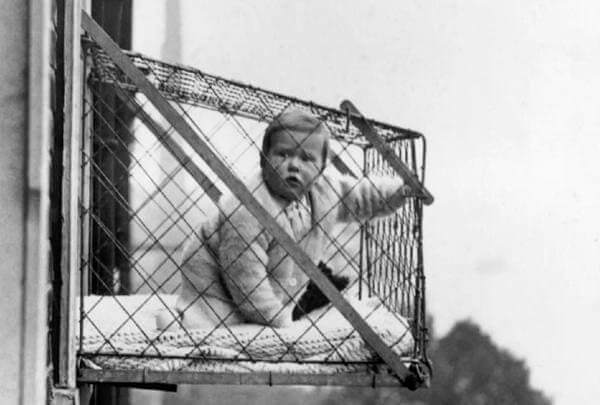 People Used To Cage Their Children