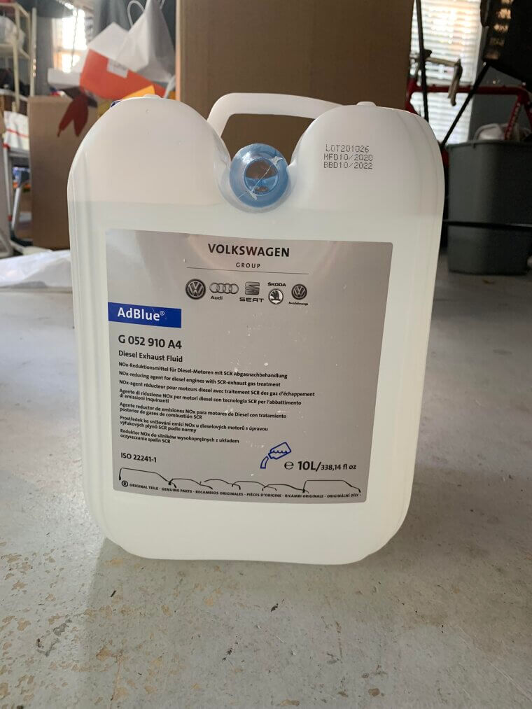 AdBlue Fluid for Clean Diesel Engines