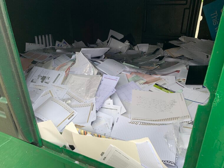 Trashing Recyclables