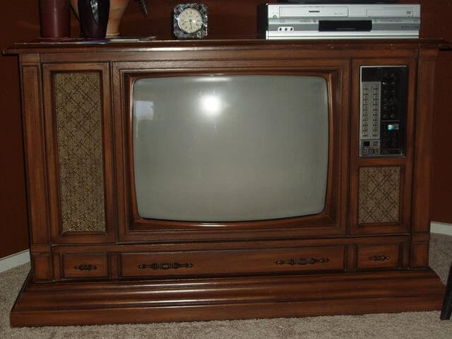 The Wood-Paneled Television Set