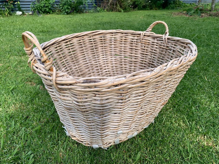 The Wicker Laundry Basket