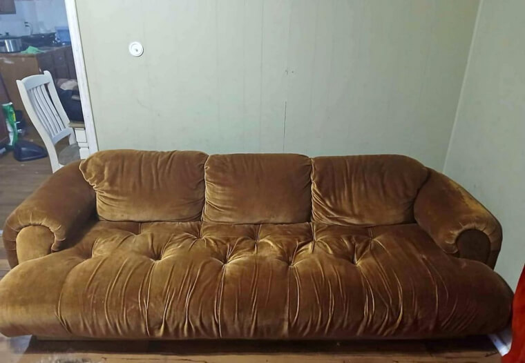 The Brown Corduroy Couch