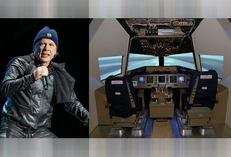 Bruce Dickinson and His Aviation Simulator Room