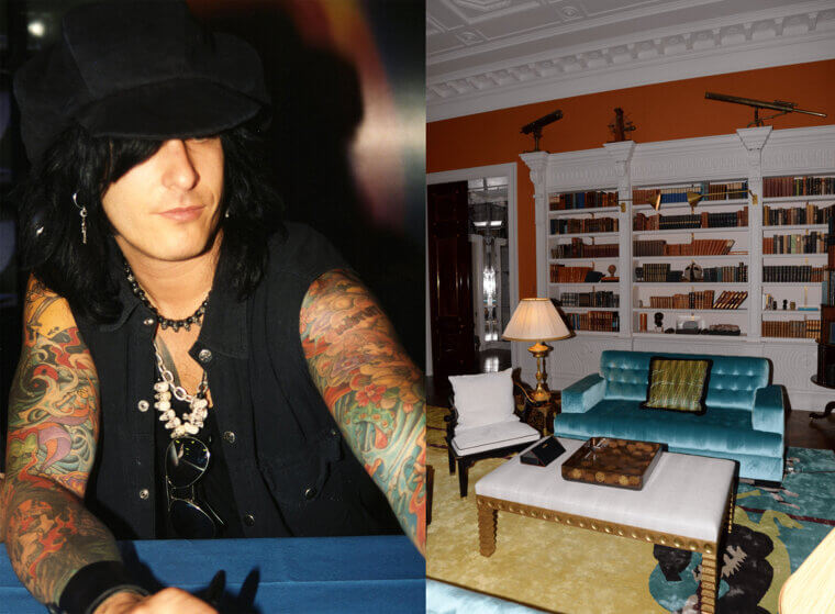 Nikki Sixx and His Velvet Lined Reading Library