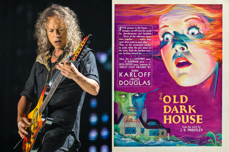 Kirk Hammett and His Vintage Horror Movie Memorabilia Room