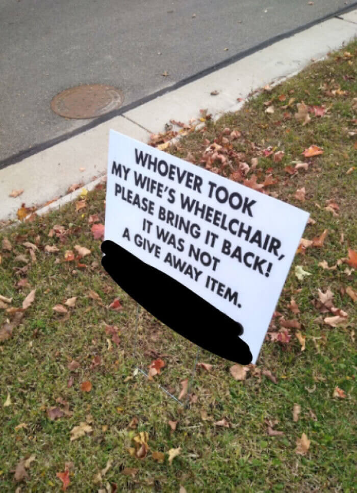 Items On The Side Of The Road Aren't Always Free