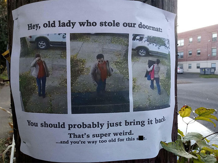 Doormats Do Not Belong To The Finders Keepers Rule