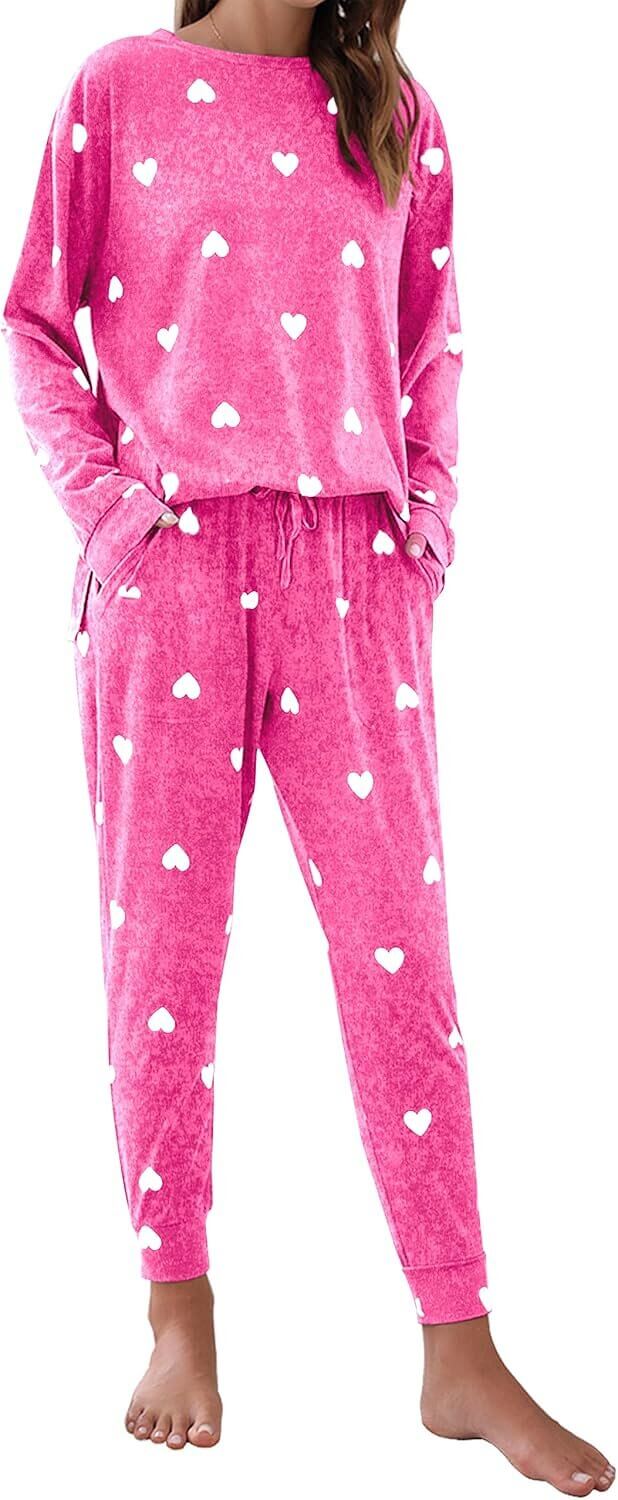 Blooming Jelly Pajama Set - Cozy Long Sleeve Lounge Wear 