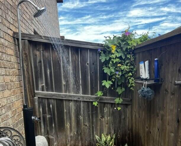 Outdoor Shower Installation