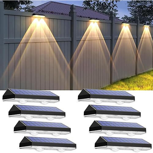 Versatile Solar Fence Lights that Illuminate Your Outdoor Spaces Beautifully. Now 12% Off!