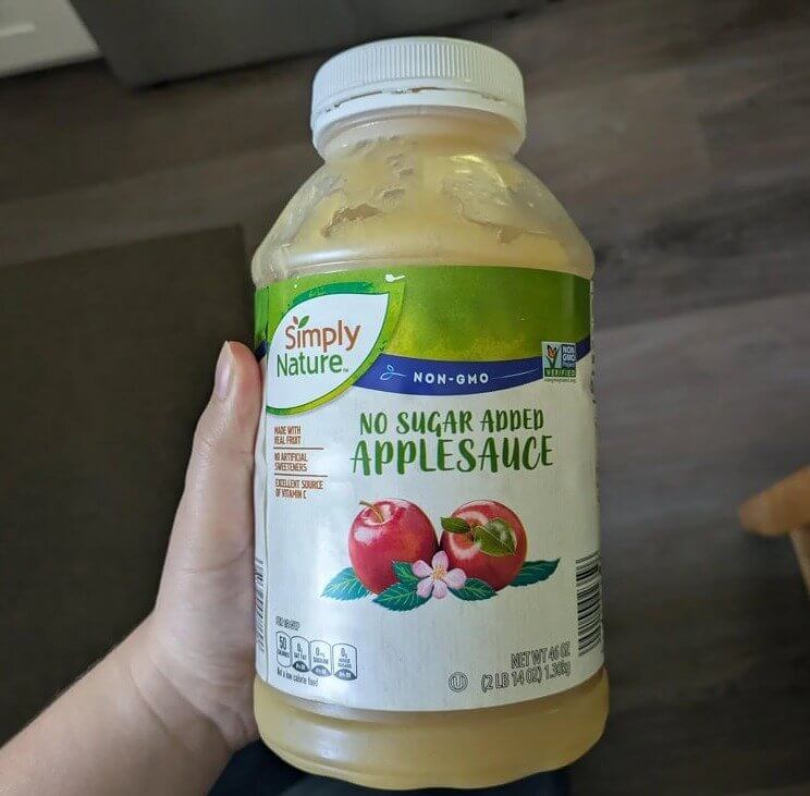 Unsweetened Applesauce for Gentle Digestion
