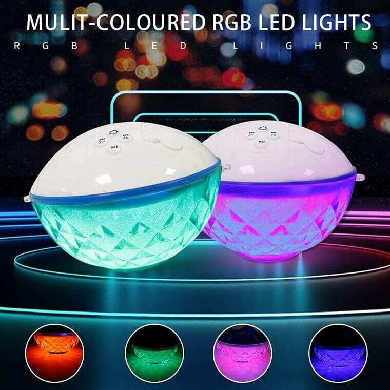 Pool Bluetooth Speakers With LED Lights Available for $18.95